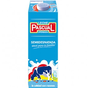 PASCUAL leche semidesnatada 1 l